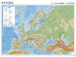 Evropa - zeměpisná nástěnná mapa