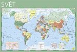 Svět - nástěnná mapa Žaket v měřítku 1: 28 500 000