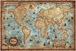 Svět - nástěnná mapa v historickém stylu (Ray World) (1)