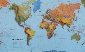 Svět politický - nástěnná mapa (1)