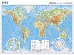 Svět - zeměpisná nástěnná mapa