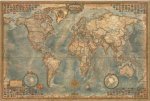 Svět - nástěnná mapa v historickém stylu (Ray World Executive)