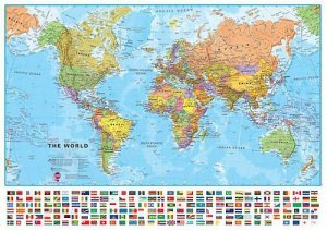 Svět politický - nástěnná mapa 1:40 000 000 (1)