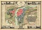Praha 1847 - nástěnná mapa (1)