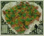 Království České - nástěnná mapa