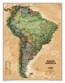Jižní Amerika - nástěnná mapa National Geographic