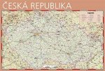 Česká republika - nástěnná mapa Žaket