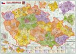 Česká Republika Administrativní velká - nástěnná mapa