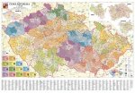 ČR - administrativní mapa krajů 1:250 000