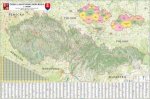 ČR + SR - nástěnná mapa 1:400 000