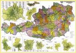 Rakousko spediční - nástěnná mapa