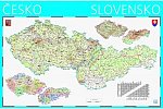 Nástěnná mapa Česko a Slovensko (1)