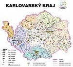 Správní uspořádání - Karlovarský kraj v měřítku 1: 100 000 nástěnná mapa Žaket
