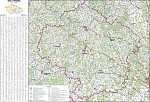 Kraj Vysočina - nástěnná mapa