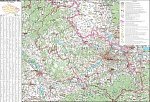 Moravskoslezský kraj - nástěnná mapa