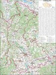 Olomoucký kraj - nástěnná mapa