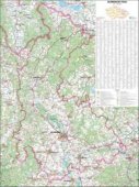 Olomoucký kraj - nástěnná mapa