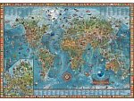 Amazing World - nástěnná ilustrovaná mapa (anglicky)