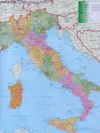 Itálie Spediční  - nástěnná mapa (1)