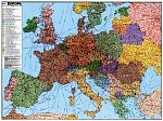 Evropa železniční - nástěnná mapa (1)
