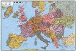 Evropa silniční - nástěnná mapa