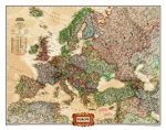 Evropa - nástěnná mapa National Geographic